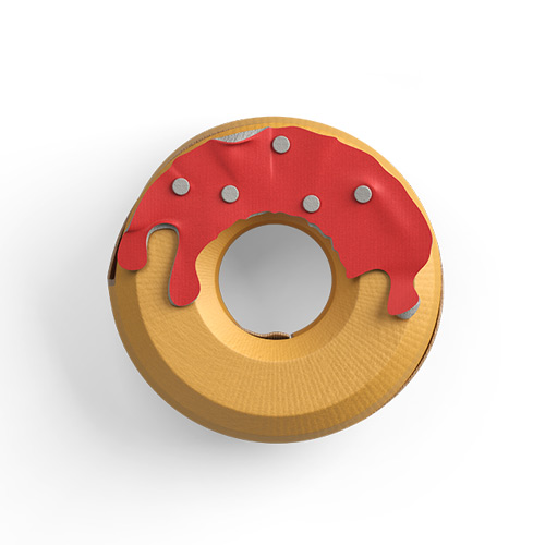 Protein high-calorie donut